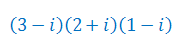 Działania na liczbach zespolonych, zad. 3 Działania na liczbach zespolonych, zad. 3